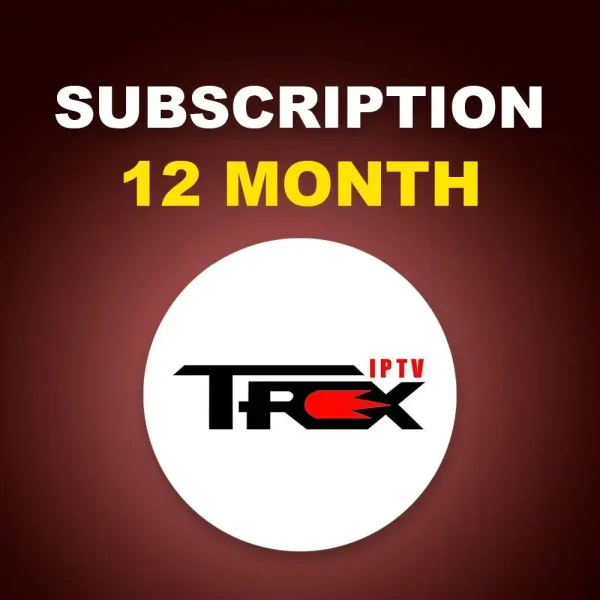 TREX IPTV 12 Months IPTV Subscription
